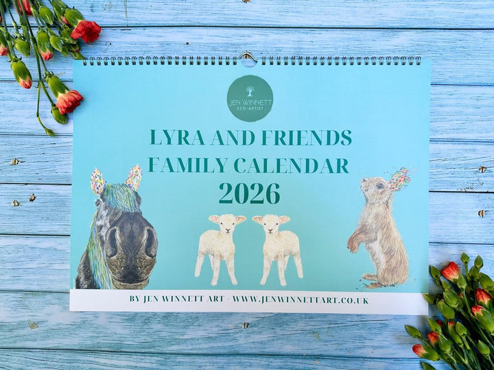 2026 FAMILY LYRA AND FRIENDS WALL CALENDAR