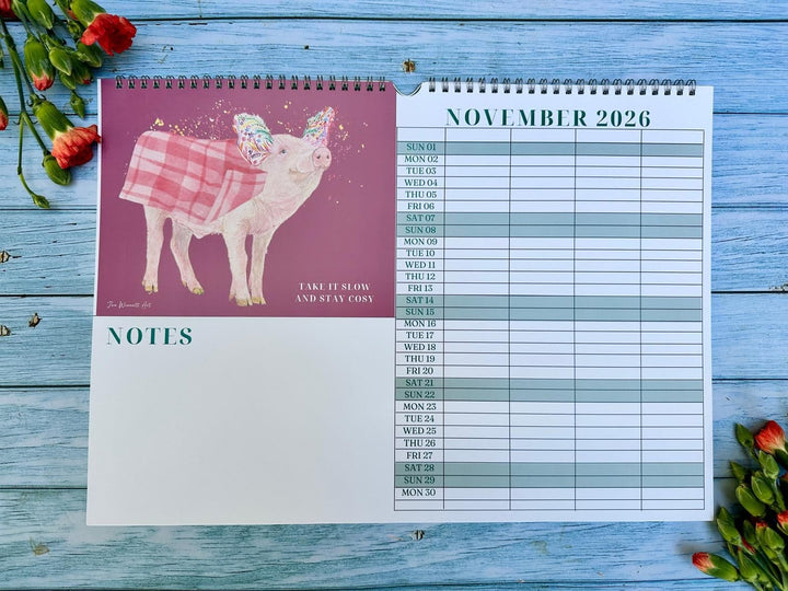 2026 FAMILY LYRA AND FRIENDS WALL CALENDAR