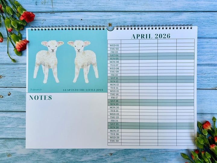 2026 FAMILY LYRA AND FRIENDS WALL CALENDAR
