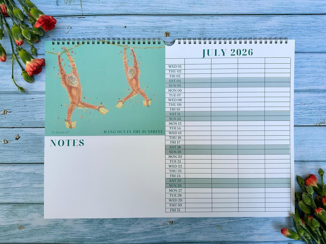 2026 FAMILY LYRA AND FRIENDS WALL CALENDAR