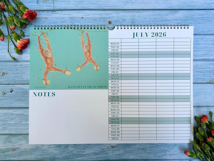 2026 FAMILY LYRA AND FRIENDS WALL CALENDAR