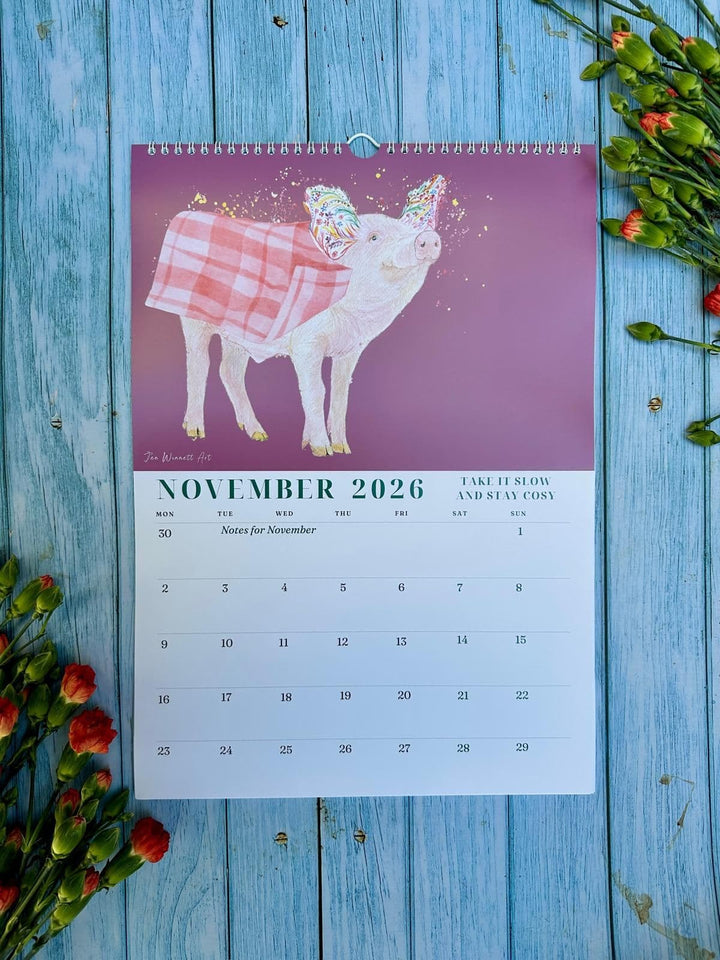 2026 LYRA AND FRIENDS WALL CALENDAR