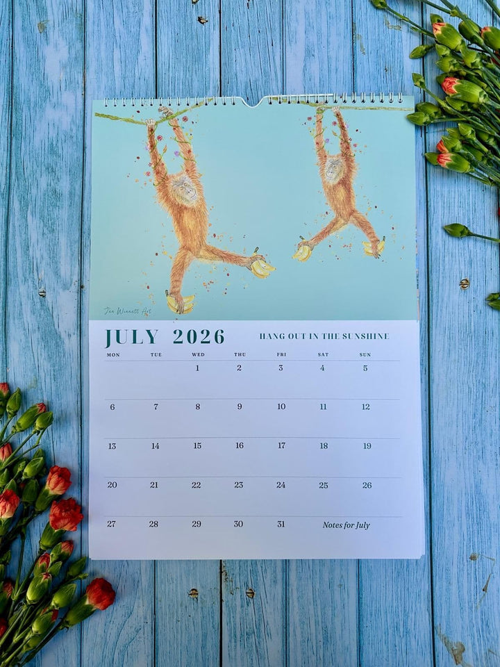 2026 LYRA AND FRIENDS WALL CALENDAR