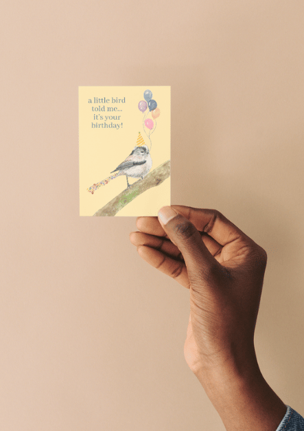 A little bird told me QR Card - Add Video, Photo or Voice to this card