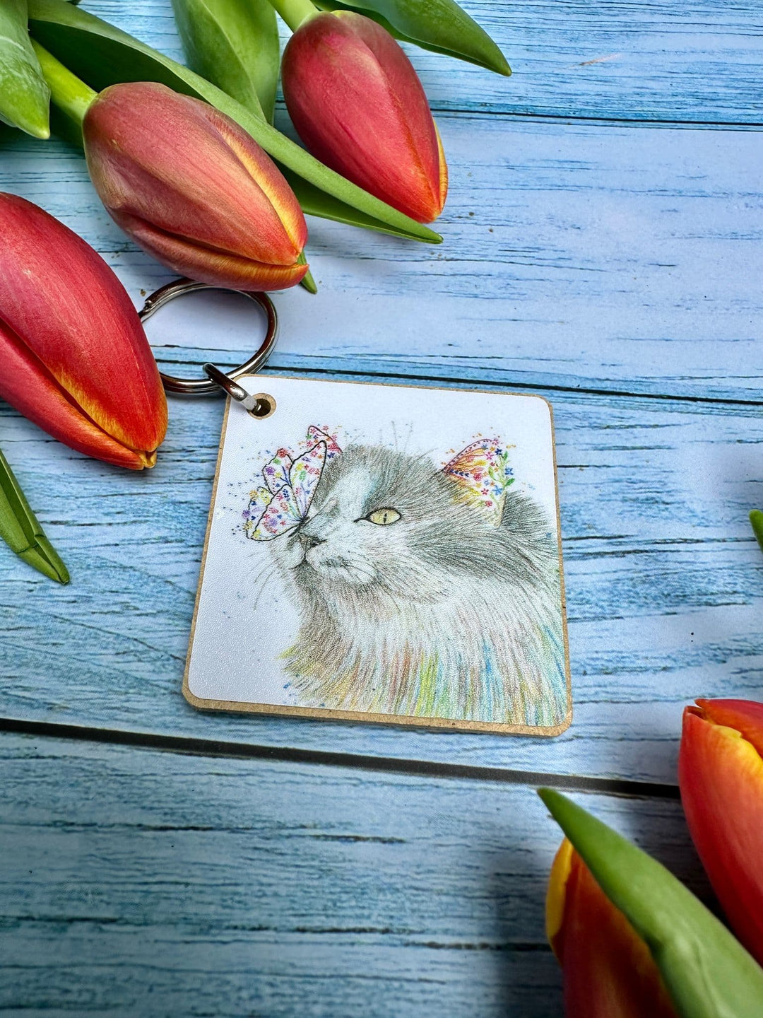 AURELIA THE CAT ECO KEYRING