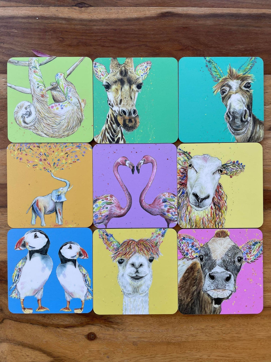 BAABARA THE SHEEP LUXURY CORK COASTER