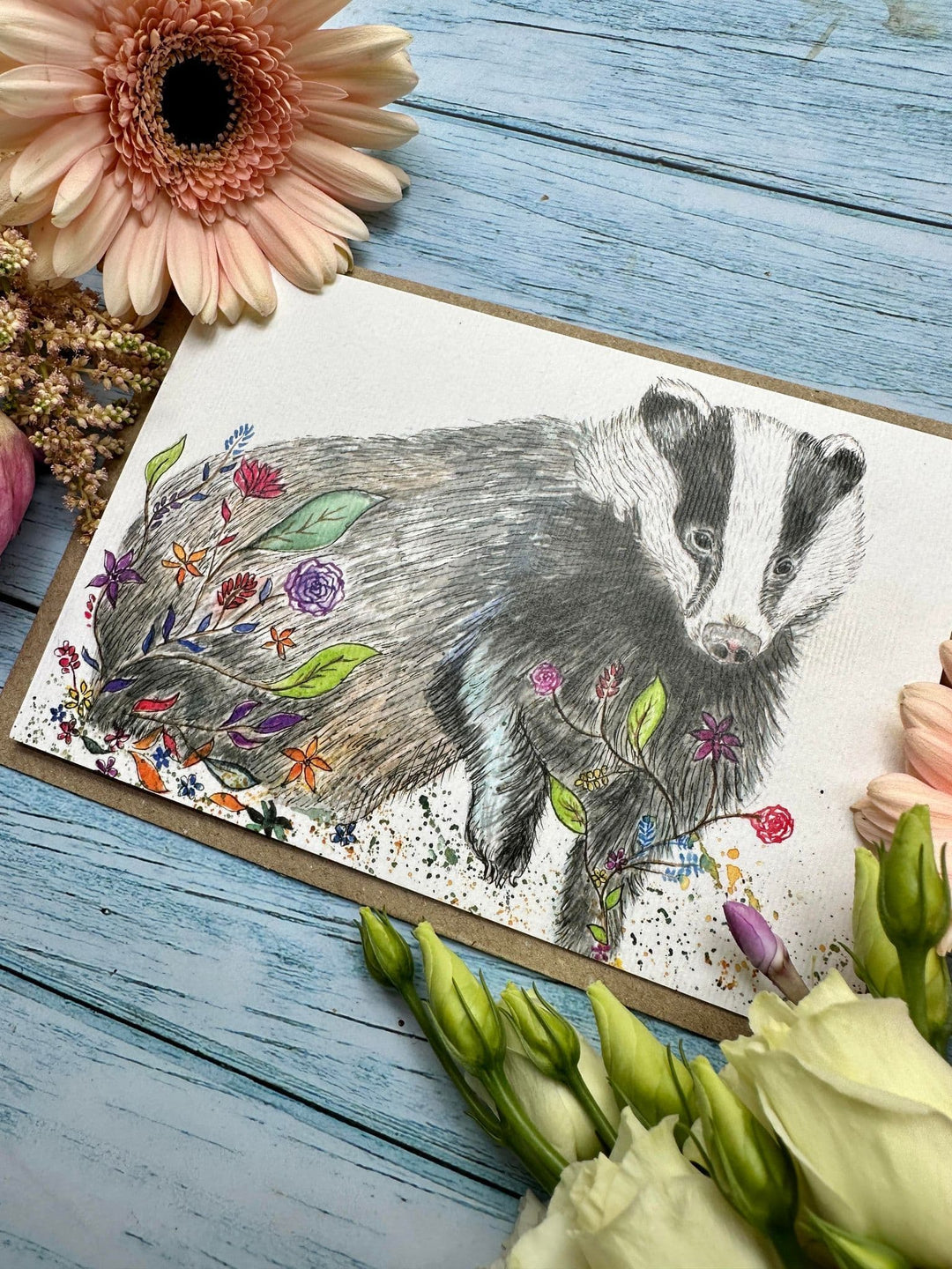 BEATRIX THE BADGER ECO-CARD