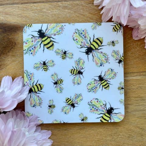 BEE FRIENDLY ECO CORK COASTER