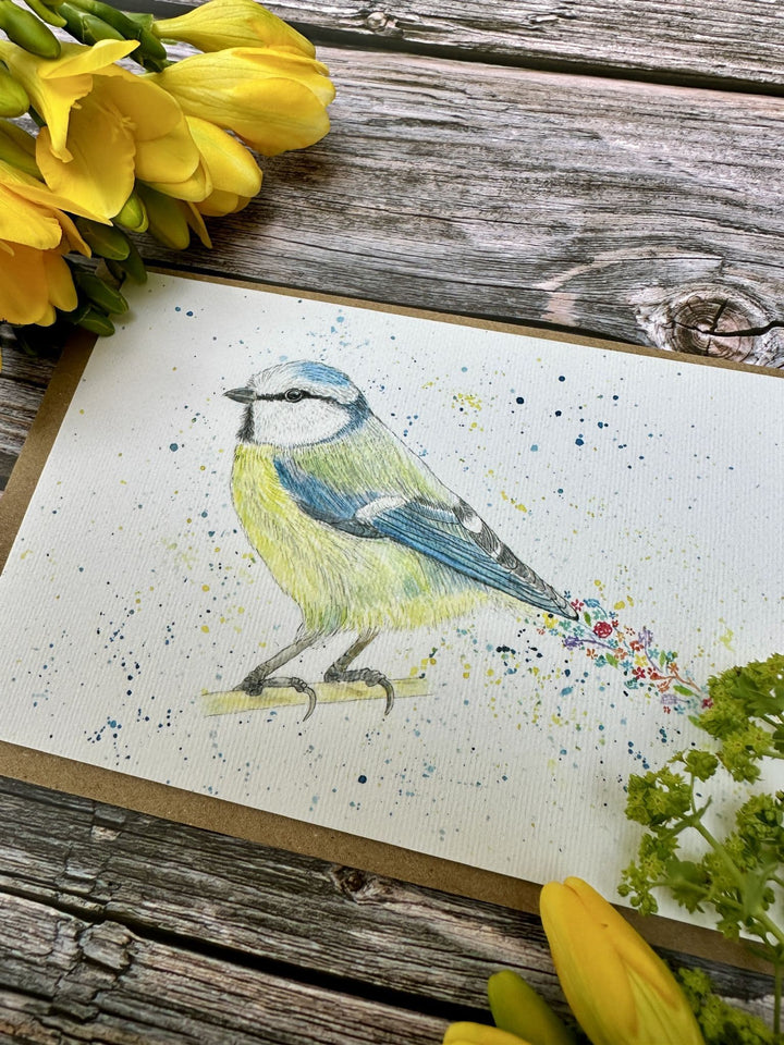 BETTY THE BLUETIT ECO-CARD