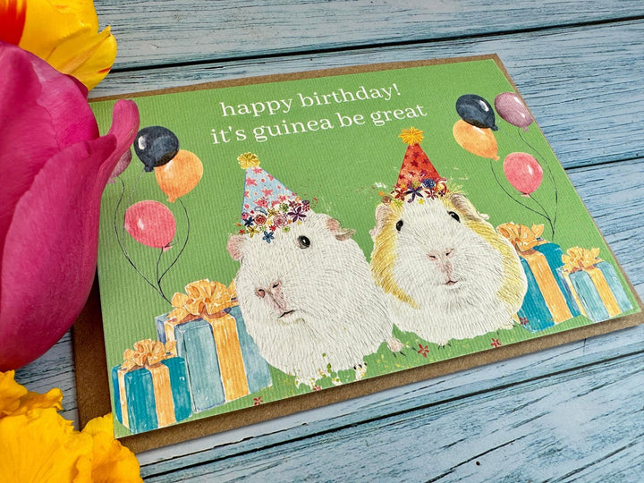 BIRTHDAY GUINEA PIGS ECO CARD