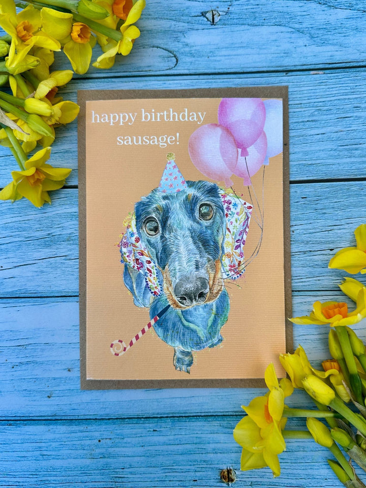 BIRTHDAY SAUSAGE ECO CARD