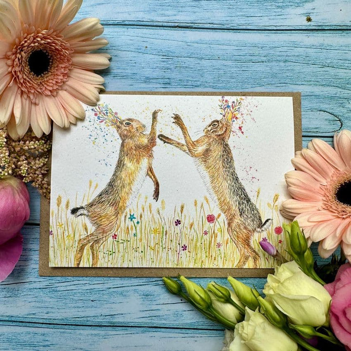 BOXING HARES ECO-CARD