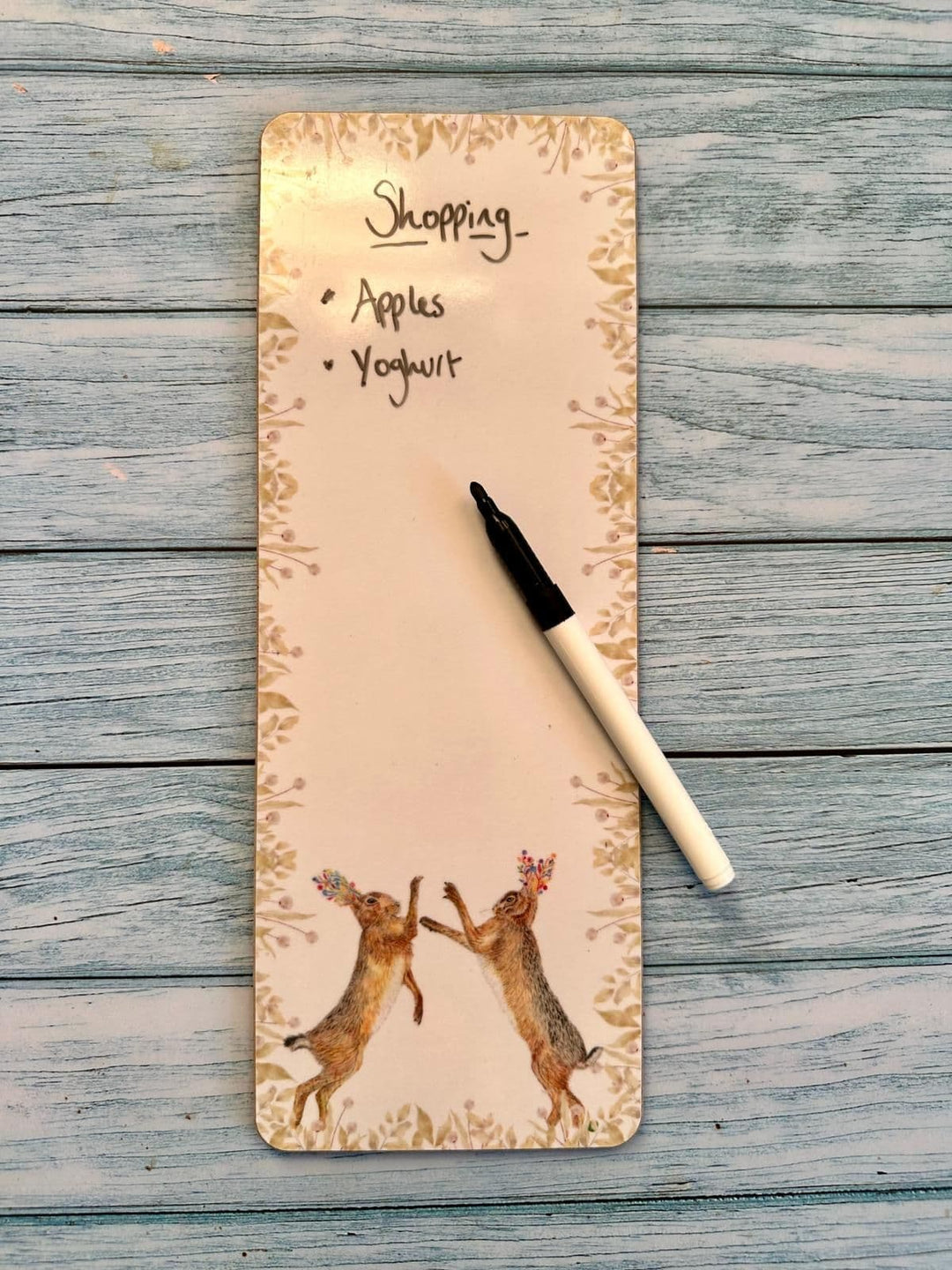BOXING HARES MEMO BOARD