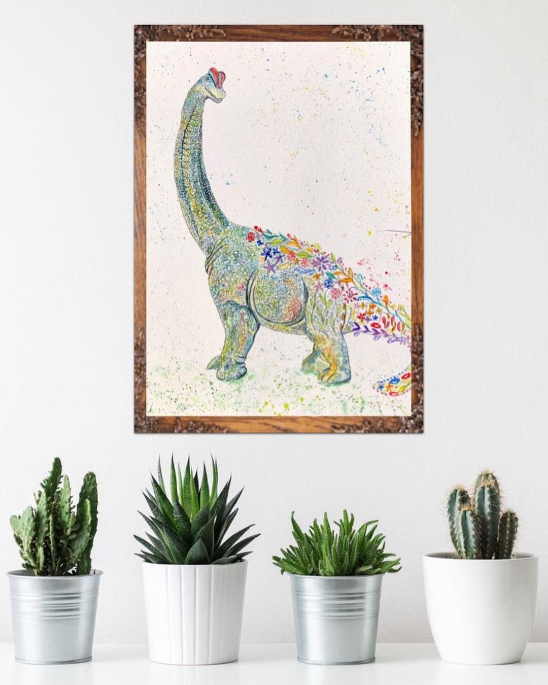 BRIAN THE BRACHIOSAURUS - SIGNED PRINT