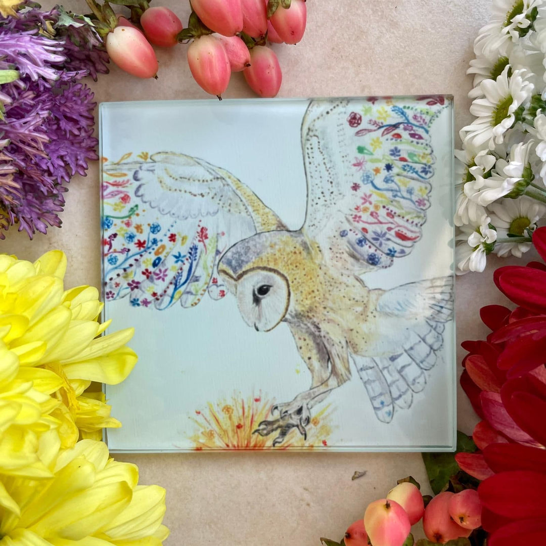 BUNTY THE BARN OWL  ECO-COASTER