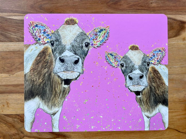 CLOVER THE COW CORK PLACEMAT