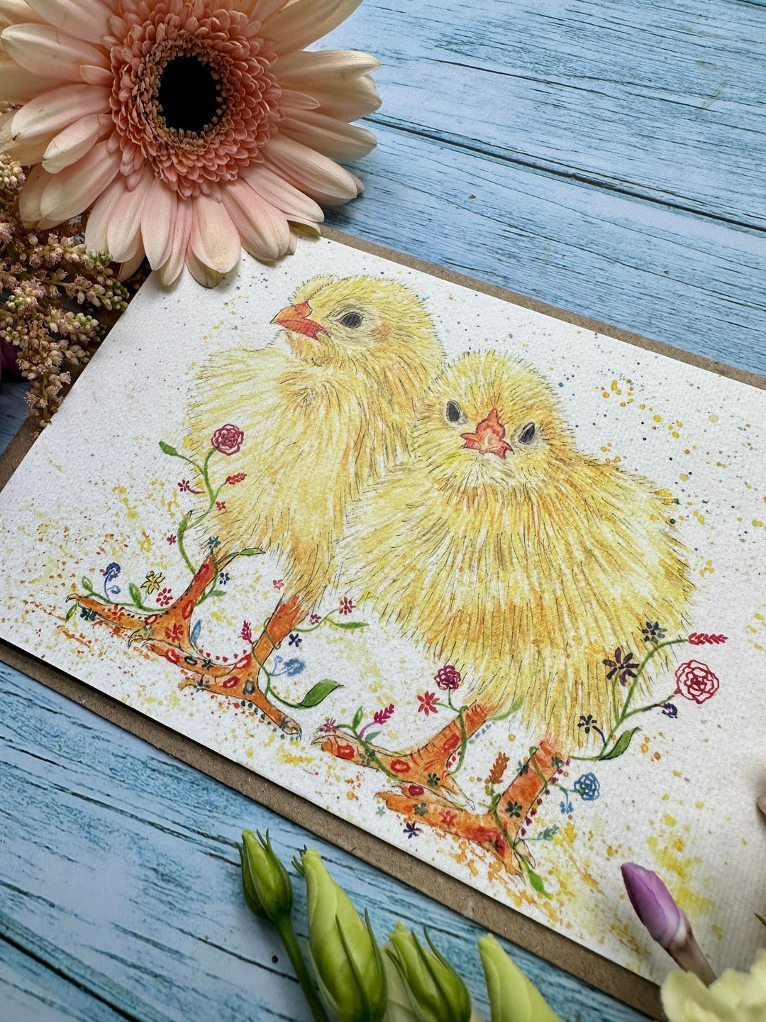 CONNIE AND CLYDE THE CHICKS ECO-CARD