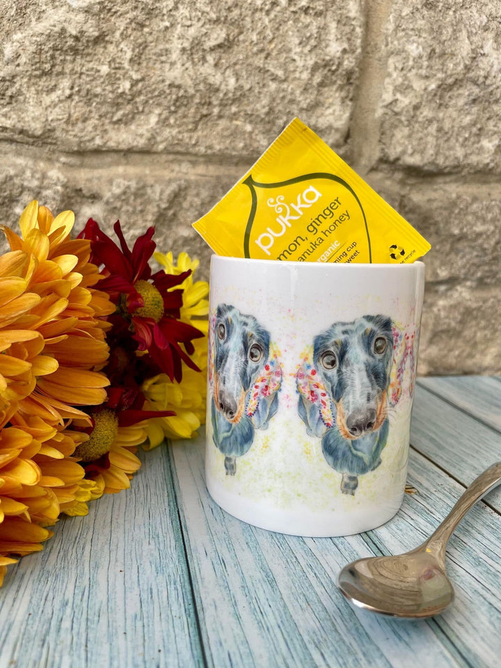 DACHSHUND LARGE BONE CHINA MUG