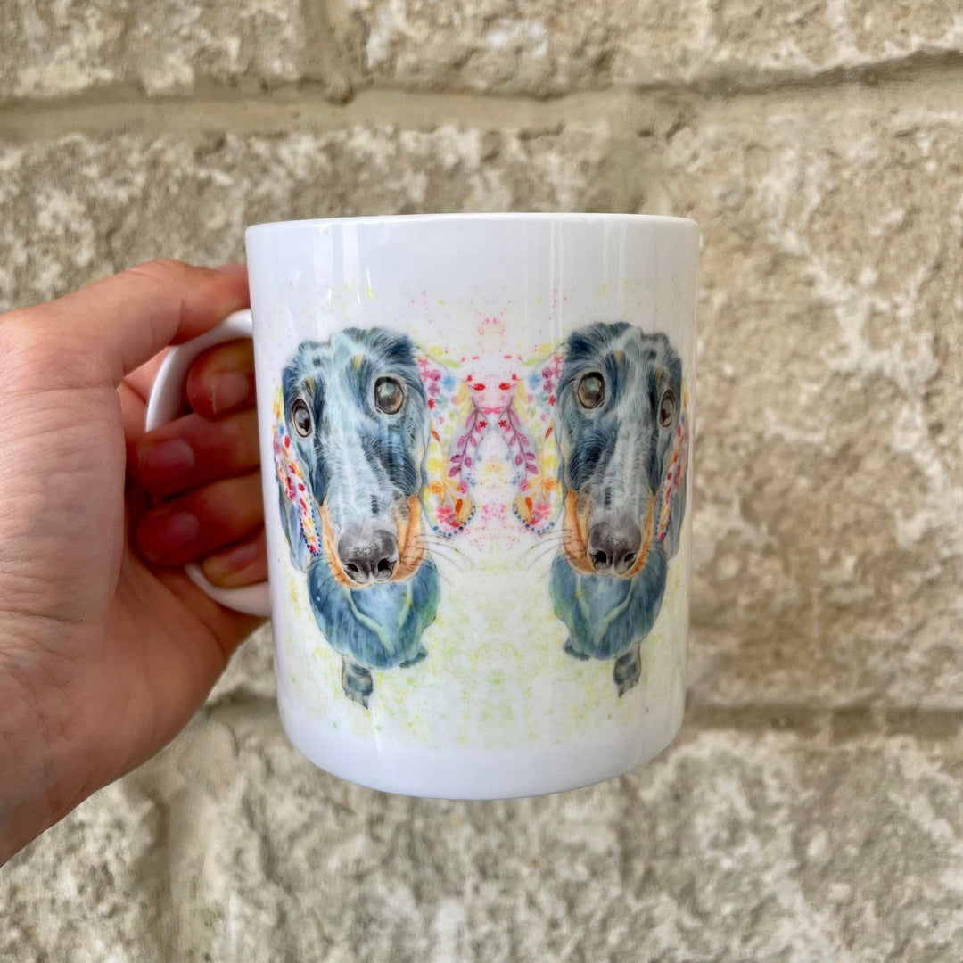 DACHSHUND LARGE BONE CHINA MUG