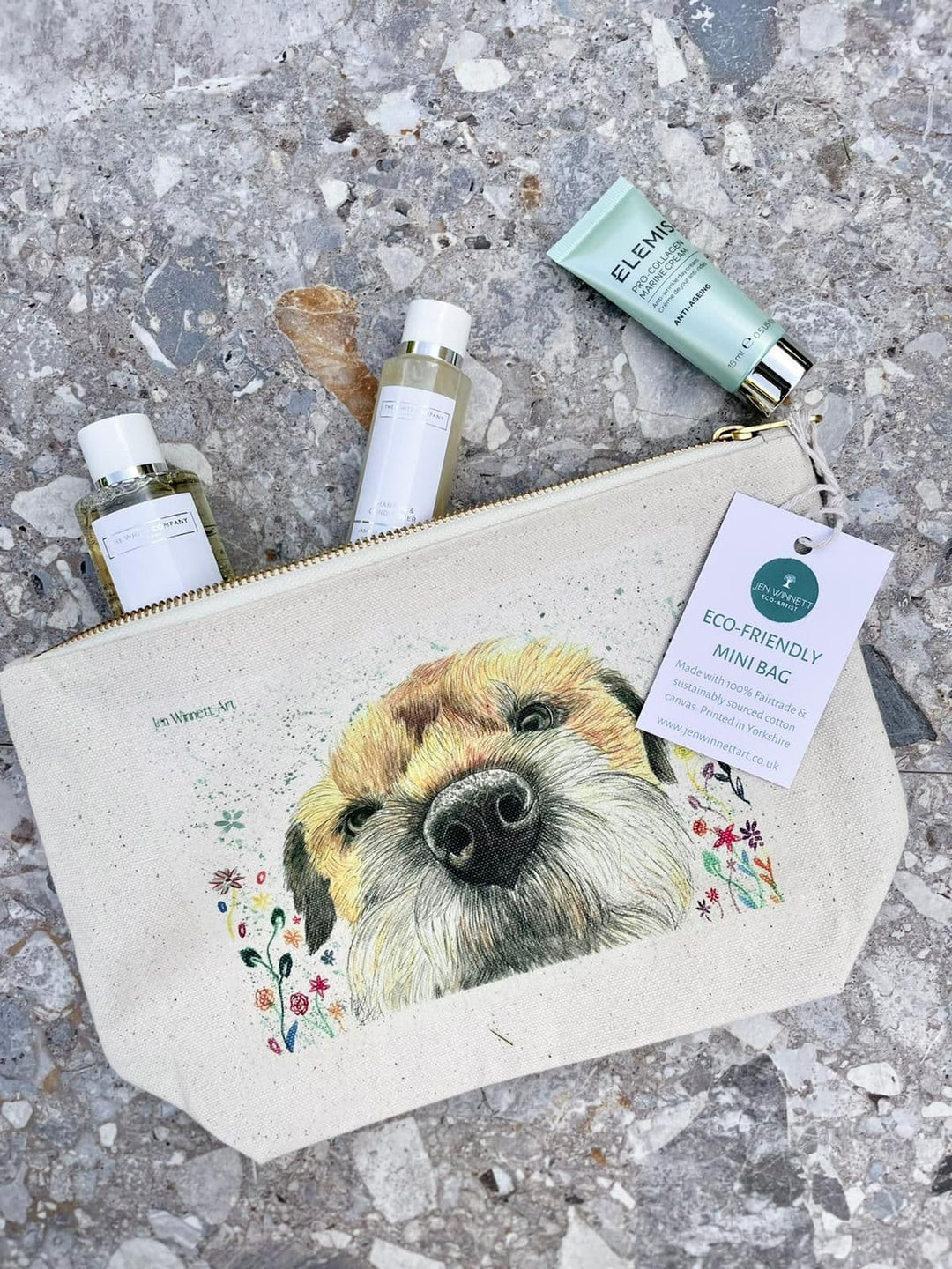 DOG LINED MINI BAG