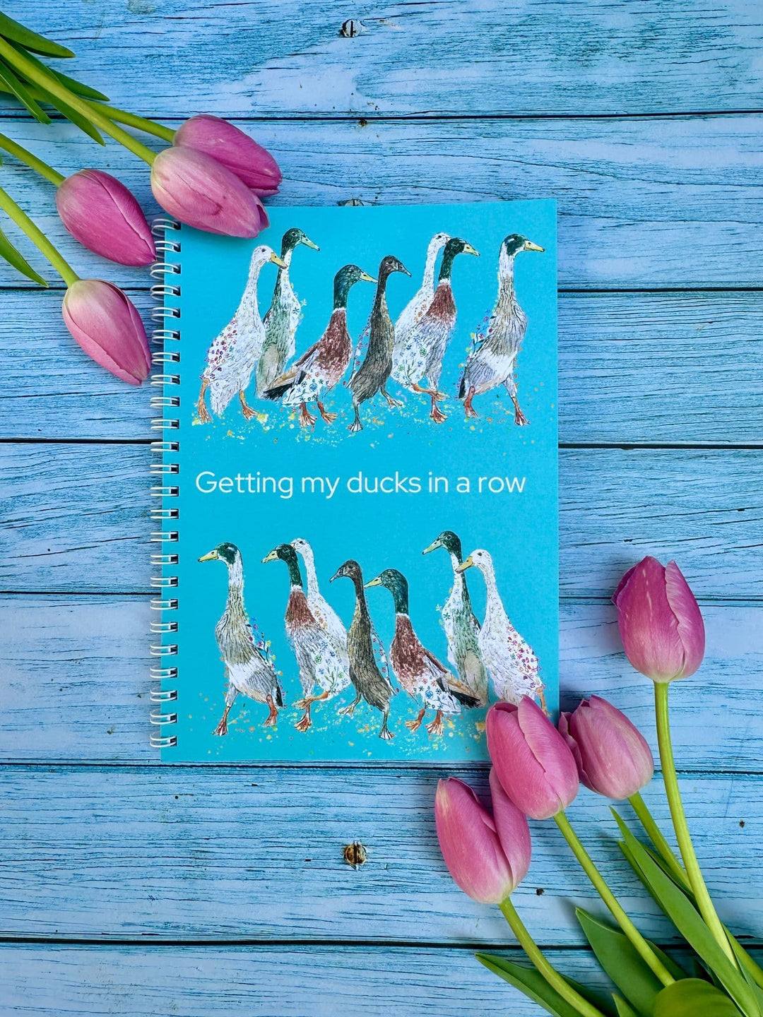 DUCKS LINED ECO FRIENDLY NOTEBOOK - A5 - UK MADE