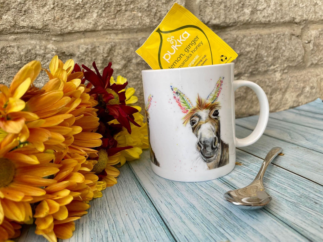 DYLAN THE DONKEY LARGE BONE CHINA MUG