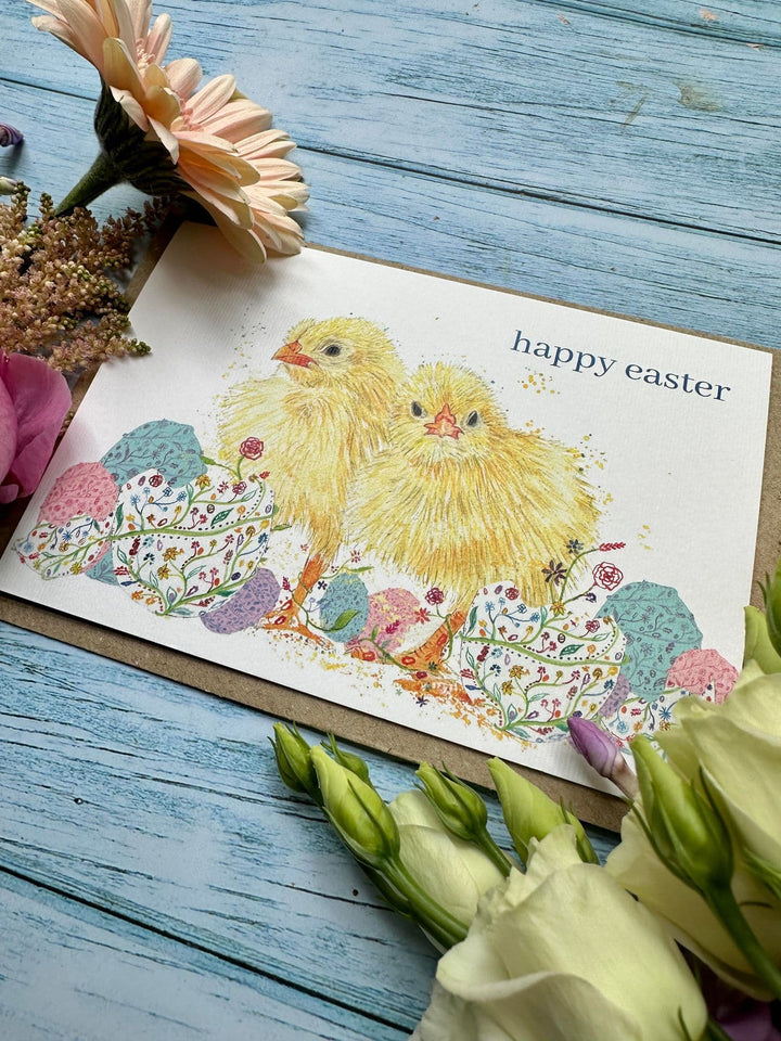 EASTER CHICKS ECO CARD