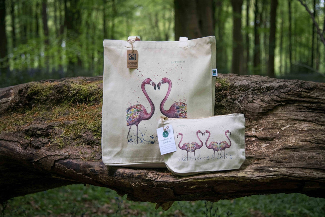 FAUNA AND FLORA FLAMINGOES  ECO BAG