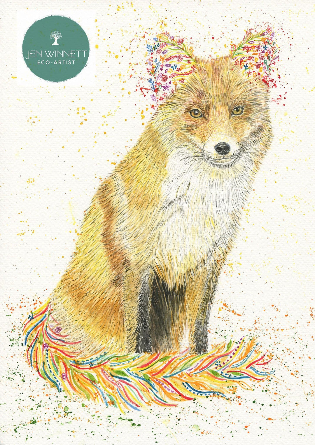 FELIX THE FOX - SIGNED PRINT