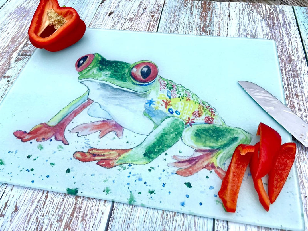 FERGUS THE FROG CHOPPING BOARD