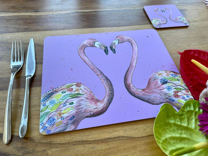 FLAMINGO LUXURY CORK PLACEMAT