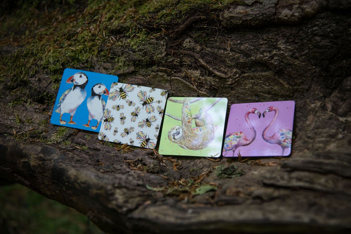 FLAMINGOES ECO COASTER