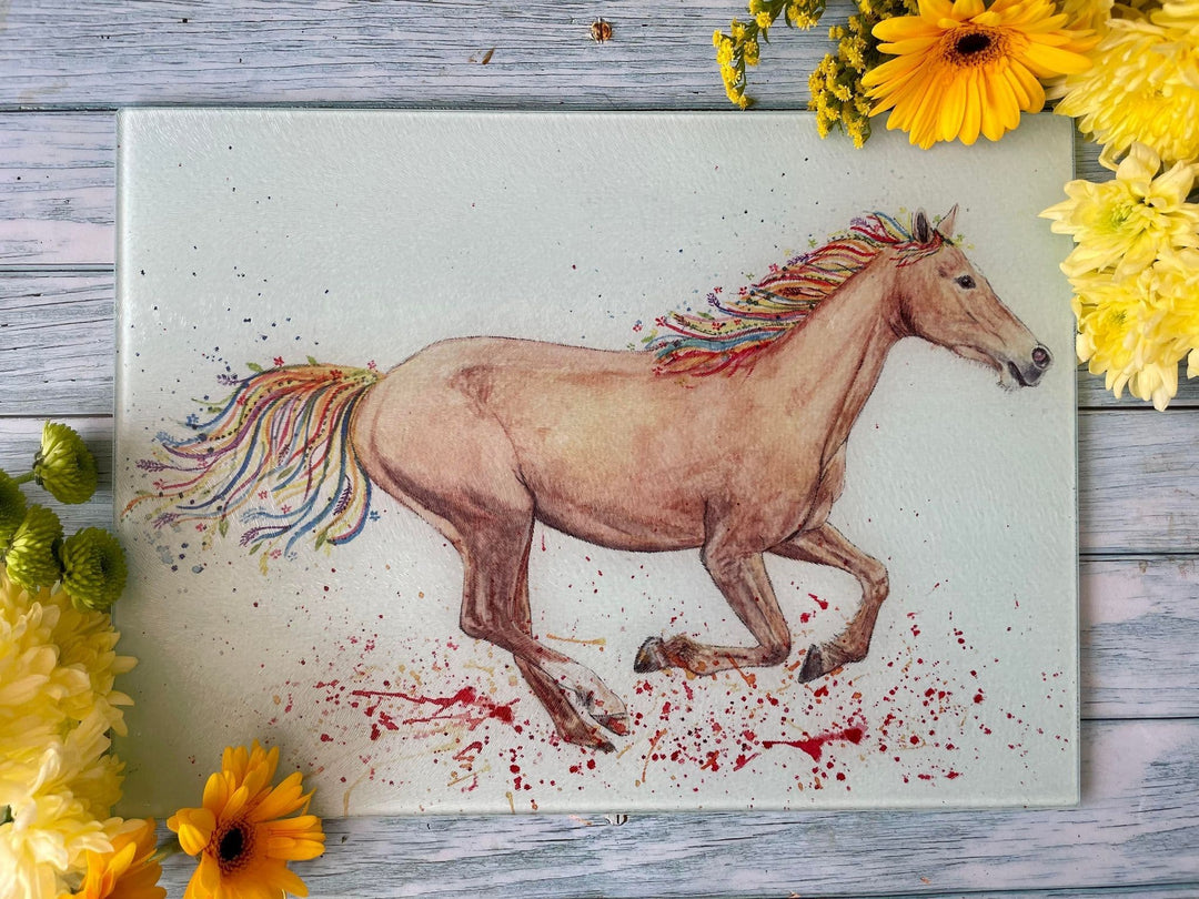 FLICKA THE HORSE CHOPPING BOARD