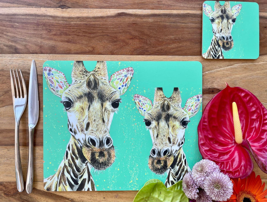 GIRAFFE LUXURY CORK PLACEMAT