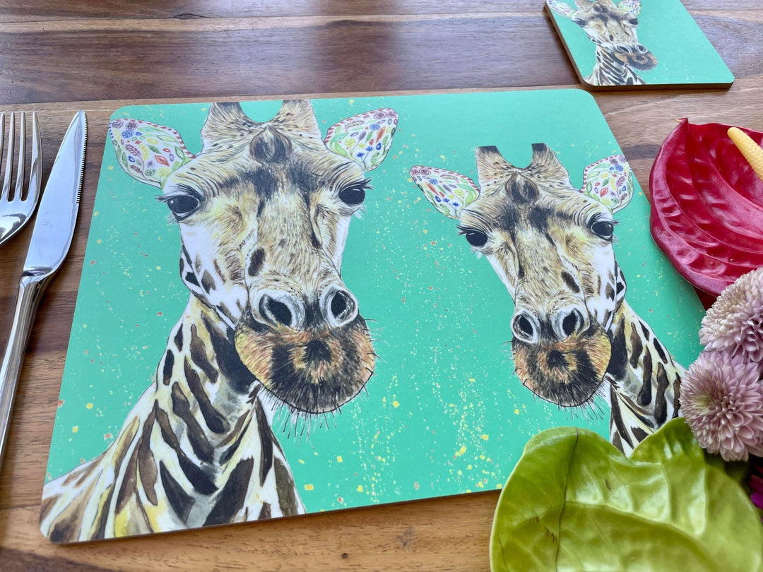 GIRAFFE LUXURY CORK PLACEMAT