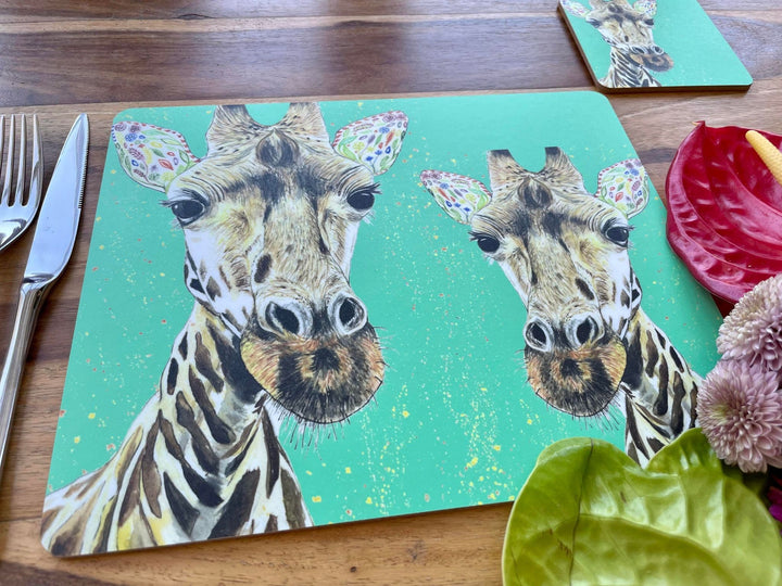 GIRAFFE LUXURY CORK PLACEMAT