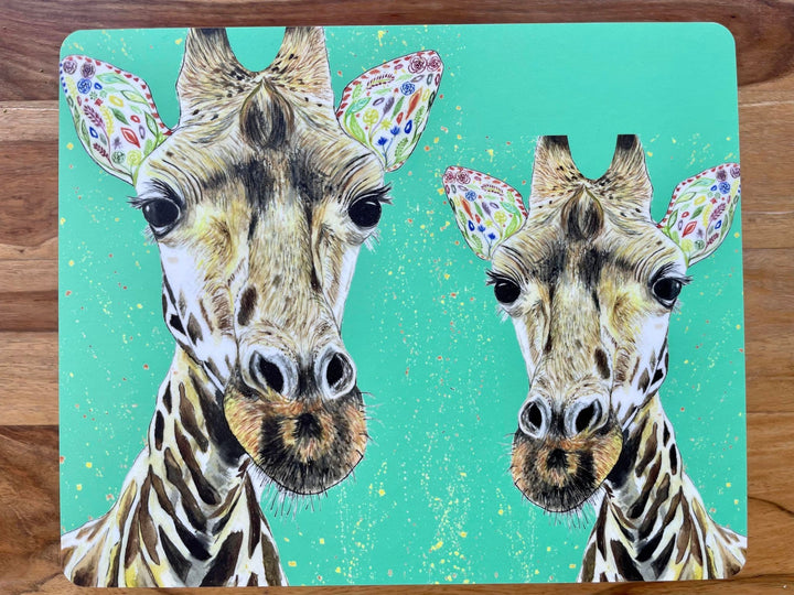 GIRAFFE LUXURY CORK PLACEMAT