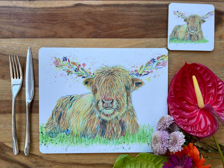 HAGRID THE HIGHLAND COO CORK PLACEMAT