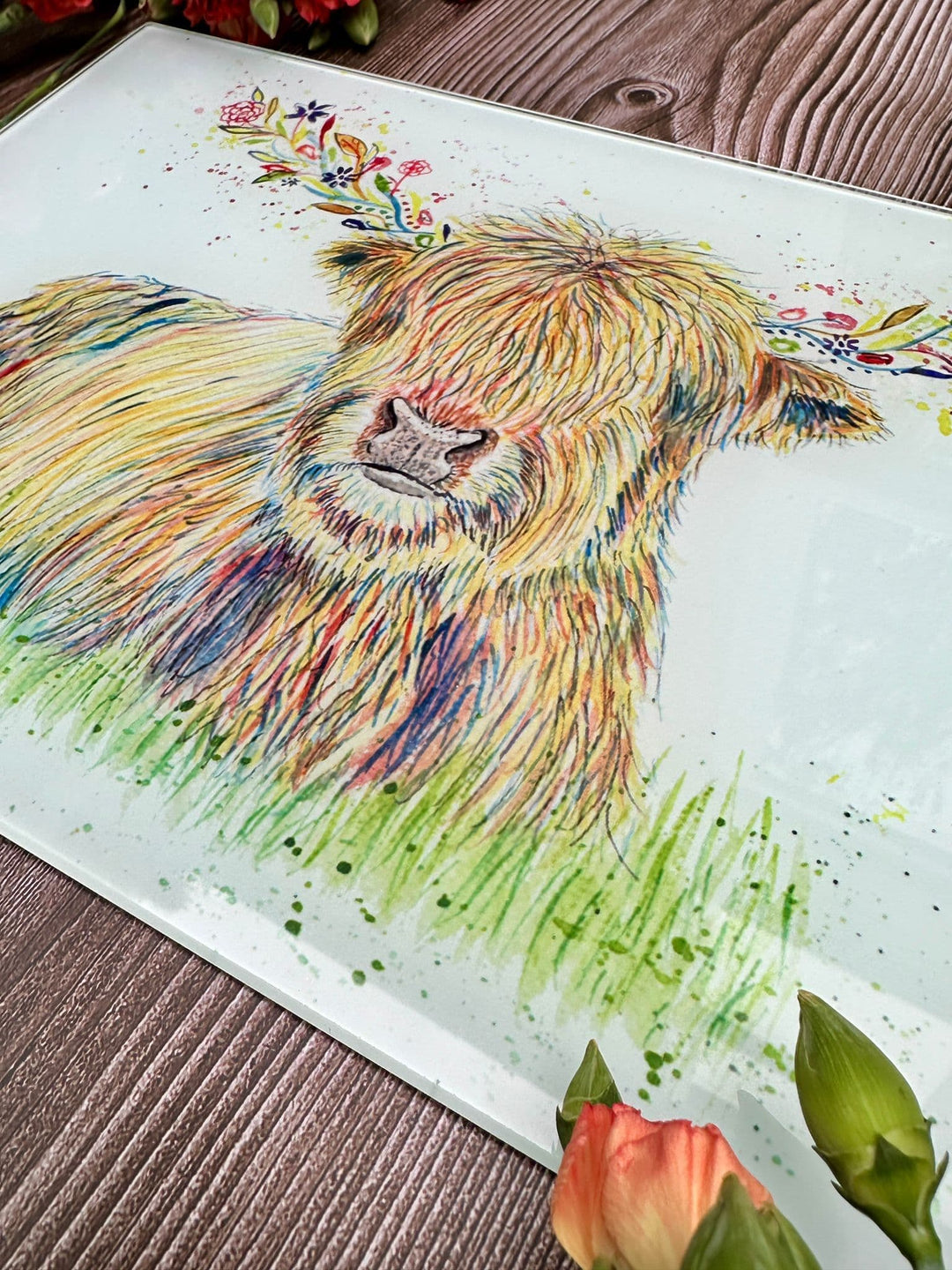 HAGRID THE HIGHLAND MINI ECO CHOPPING BOARD/ WORKTOP SAVER