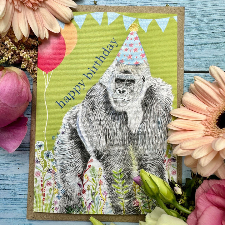 HAPPY BIRTHDAY GORILLA ECO CARD