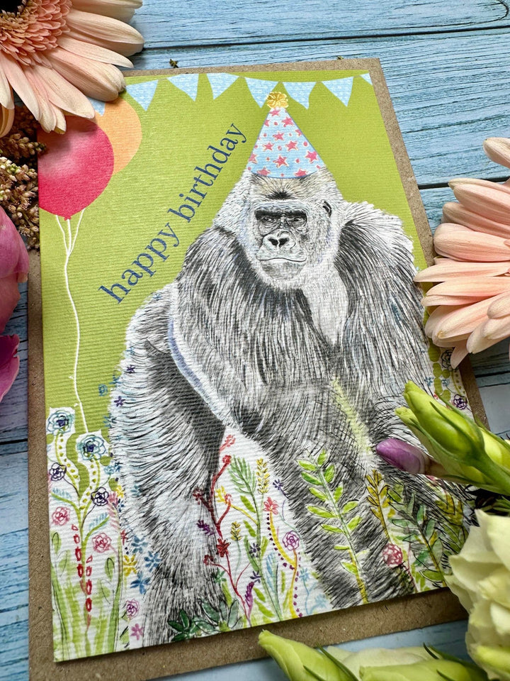 HAPPY BIRTHDAY GORILLA ECO CARD