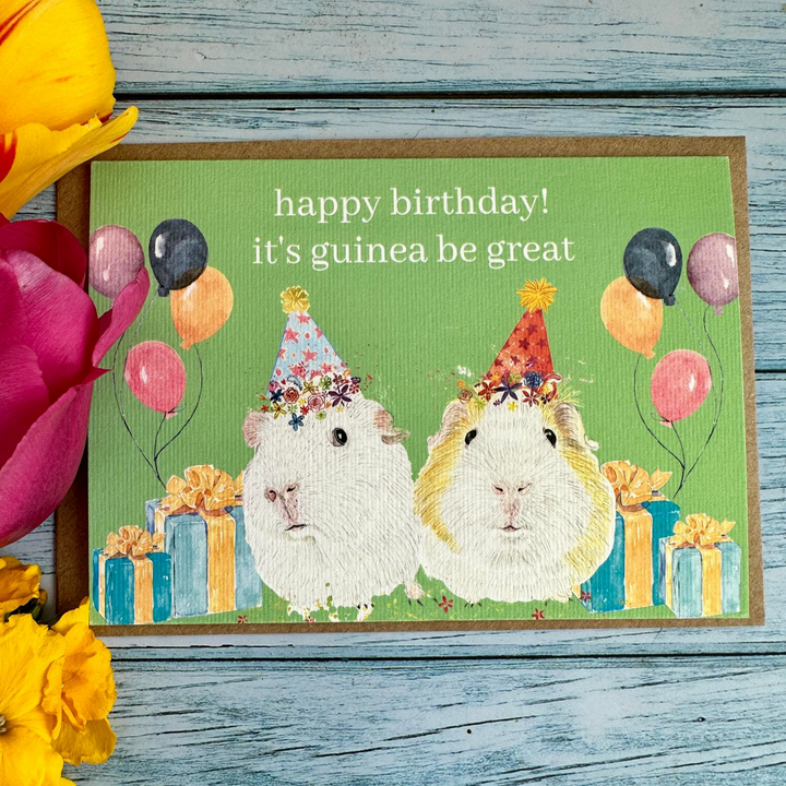 BIRTHDAY GUINEA PIGS ECO CARD