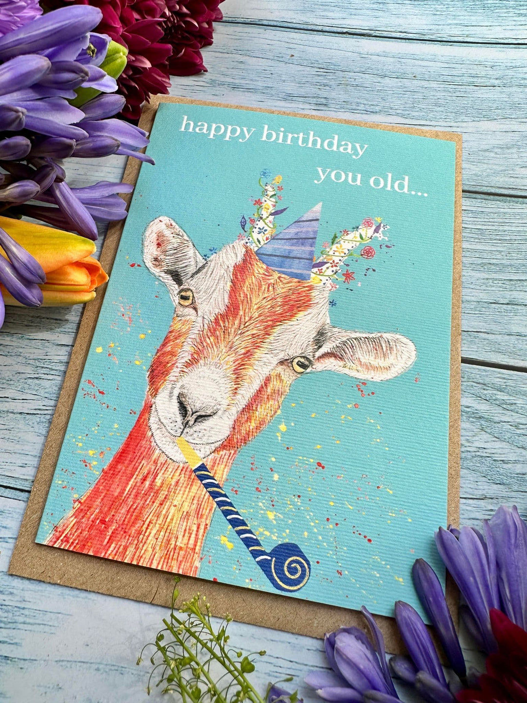 HAPPY BIRTHDAY YOU OLD GOAT ECO CARD