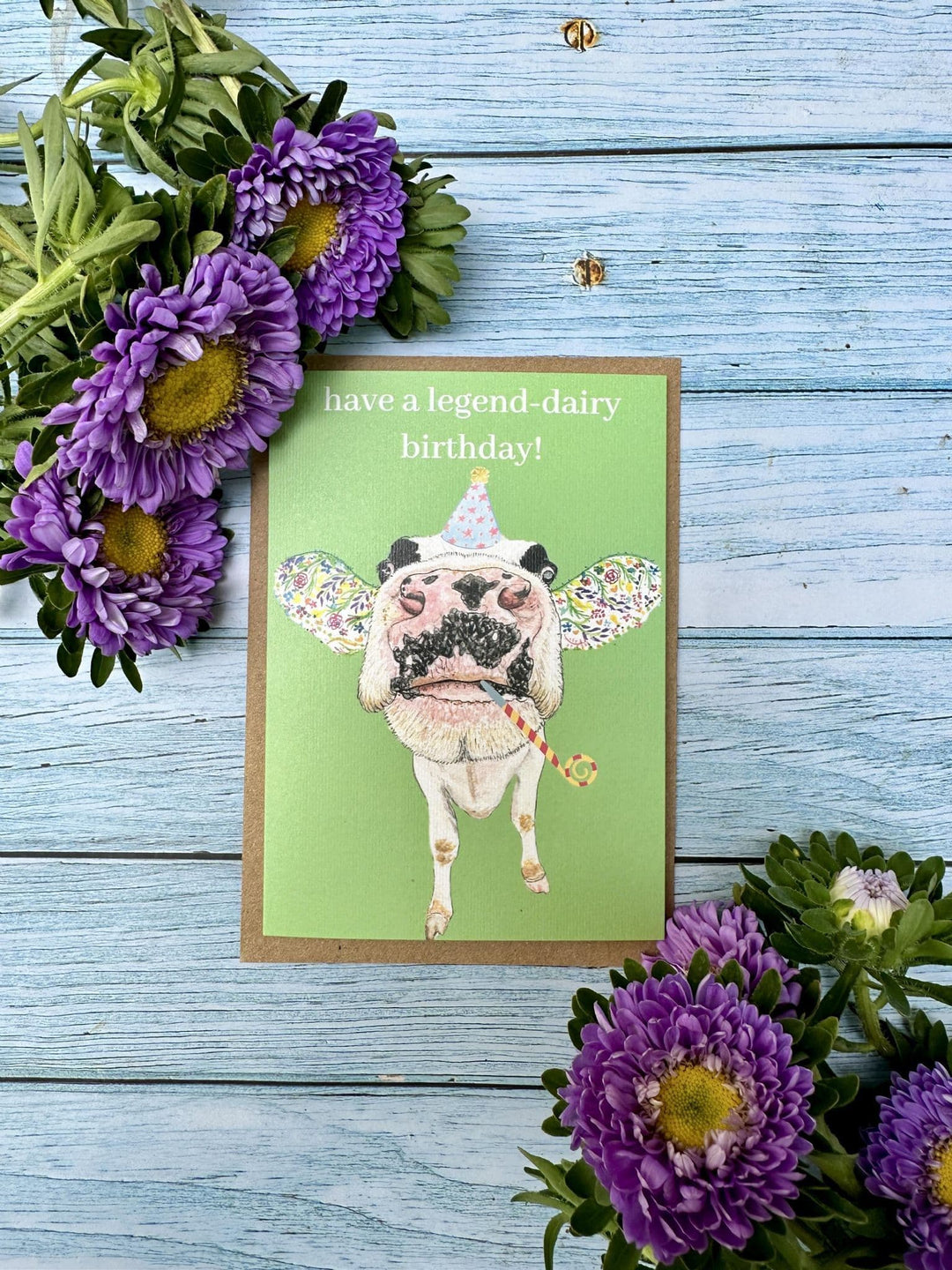 HAVE A LEGEND DAIRY BIRTHDAY COW ECO CARD