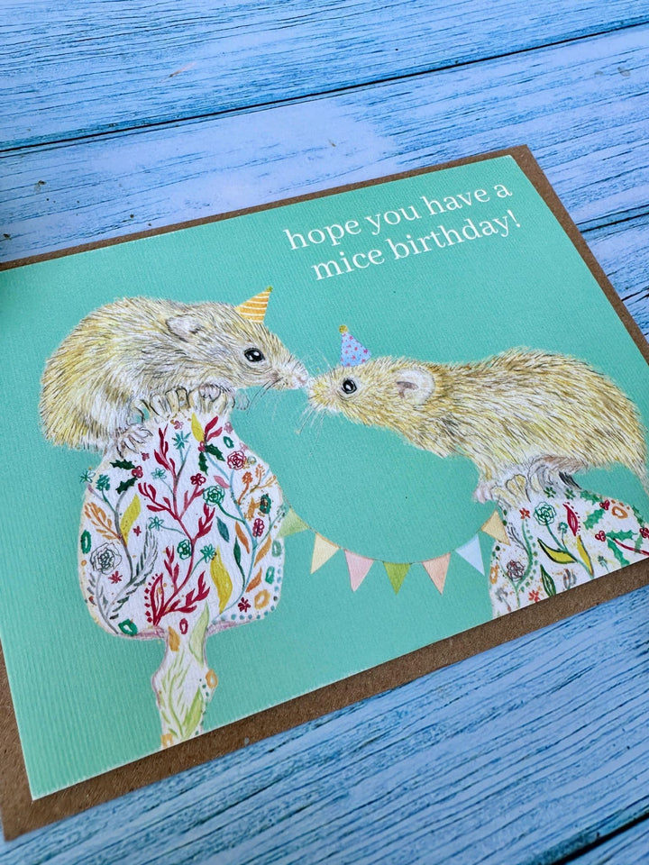 HAVE A MICE BIRTHDAY ECO-CARD - reverse