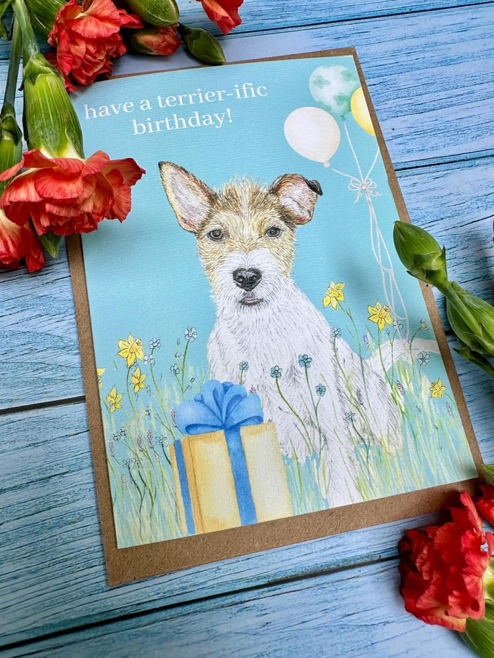 HAVE A TERRIER-IFIC BIRTHDAY ECO CARD