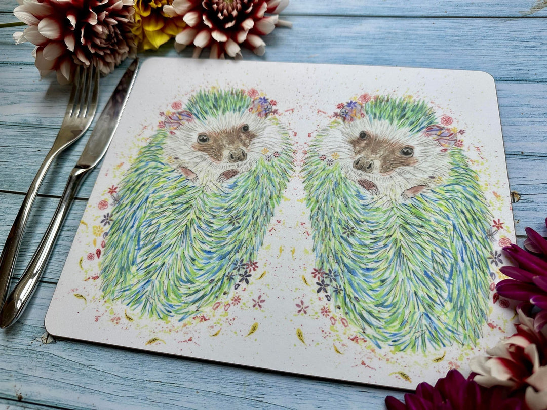 HECTOR THE HEDGEHOG LUXURY CORK PLACEMAT