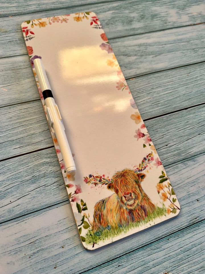 HIGHLAND COW  MEMO BOARD