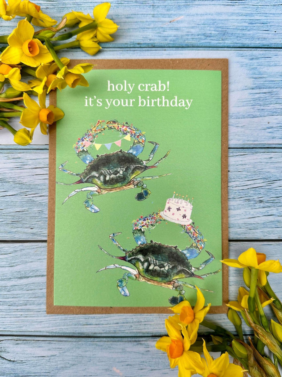 HOLY CRAB IT'S YOUR BIRTHDAY ECO-CARD