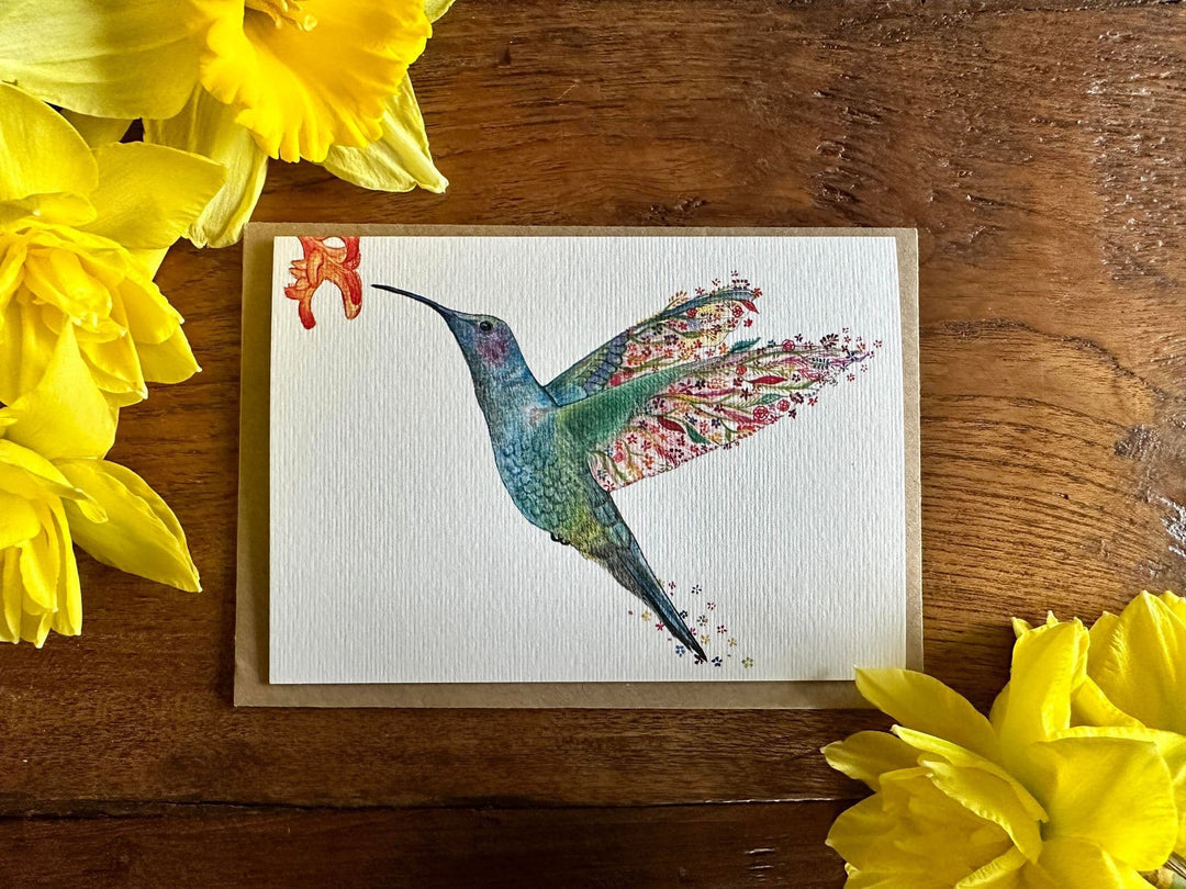 HONEY THE HUMMINGBIRD ECO-CARD